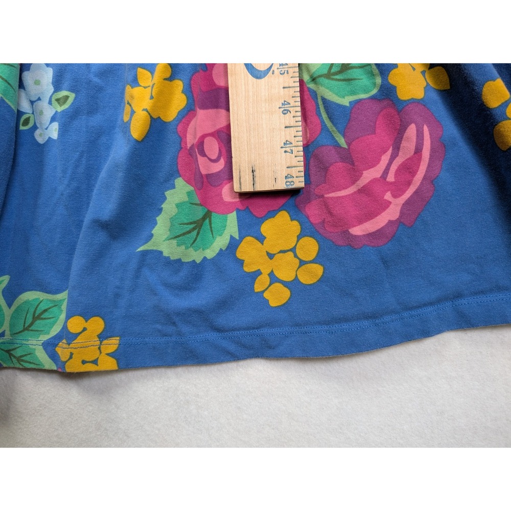 Matilda Jane‎ Womens Maxi Dress Size S Floral Ruffle Hem Blue - Picture 6 of 6